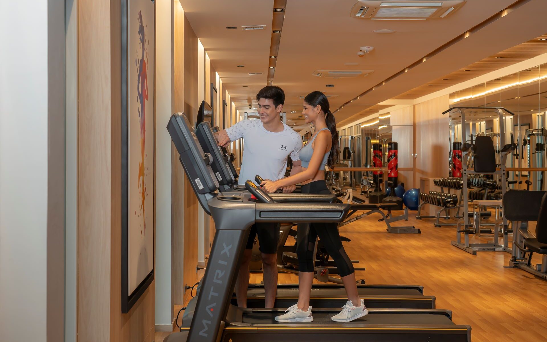 Hotel in Bangkok with a fitness center and well-being amenities at Novotel Living Bangkok Sukhumvit Legacy.