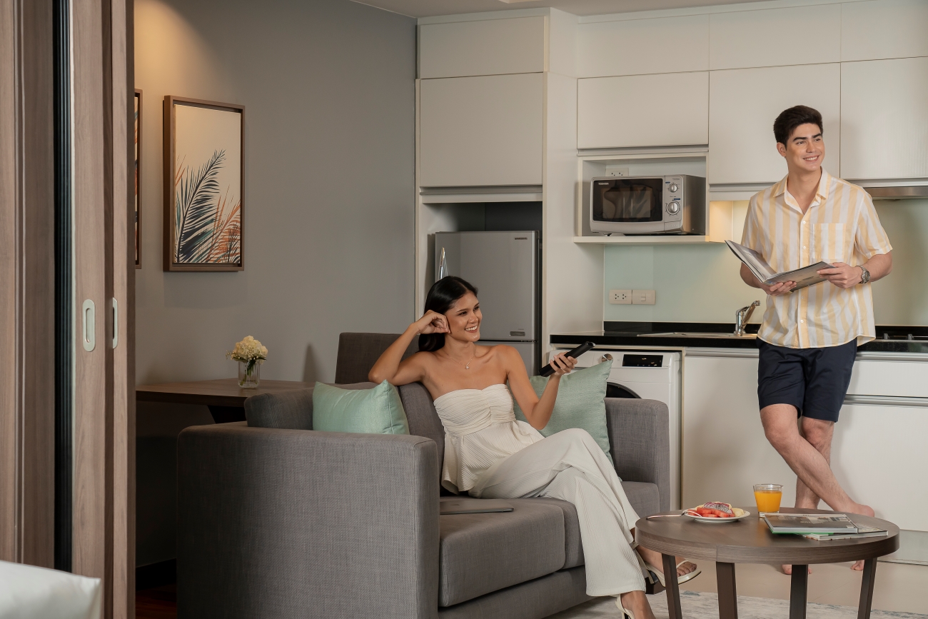 Hotel in Sukhumvit with kitchenette-equipped rooms for extended stays at Novotel Living Bangkok Sukhumvit Legacy.