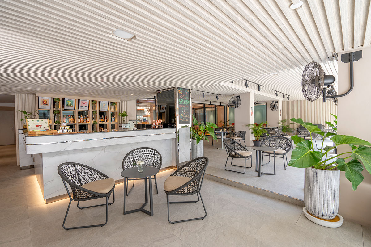 Pool Bar in Bangkok offering cocktails, light snacks, and a relaxing ambiance at Novotel Living Bangkok Sukhumvit Legacy.