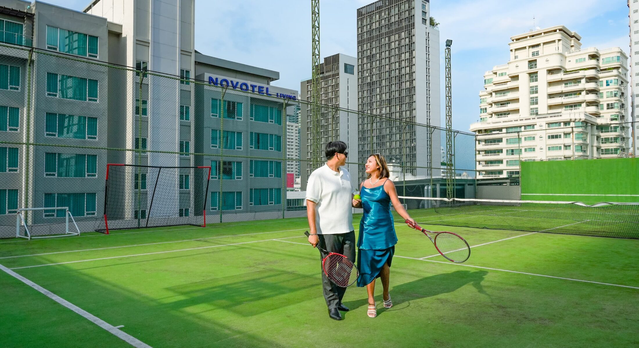 Hotel in Bangkok with a fitness center and well-being amenities at Novotel Living Bangkok Sukhumvit Legacy.