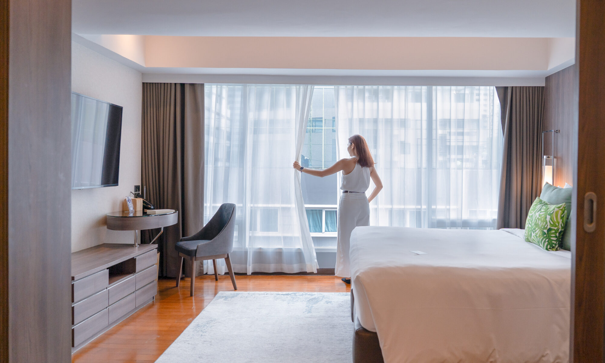 Festive decorations at Novotel Living Bangkok Sukhumvit Legacy.