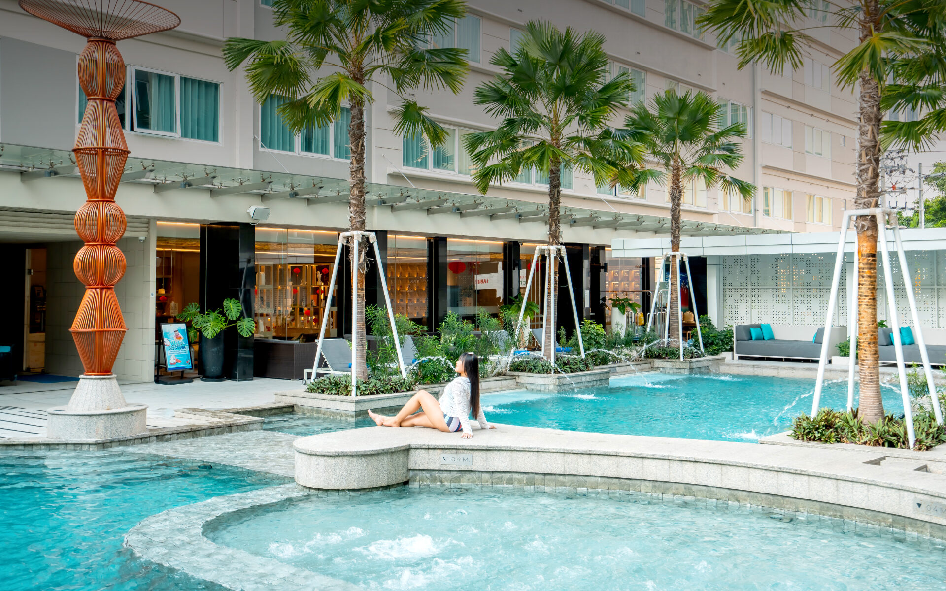 Spacious residential-style hotel room ideal for long stays in Bangkok