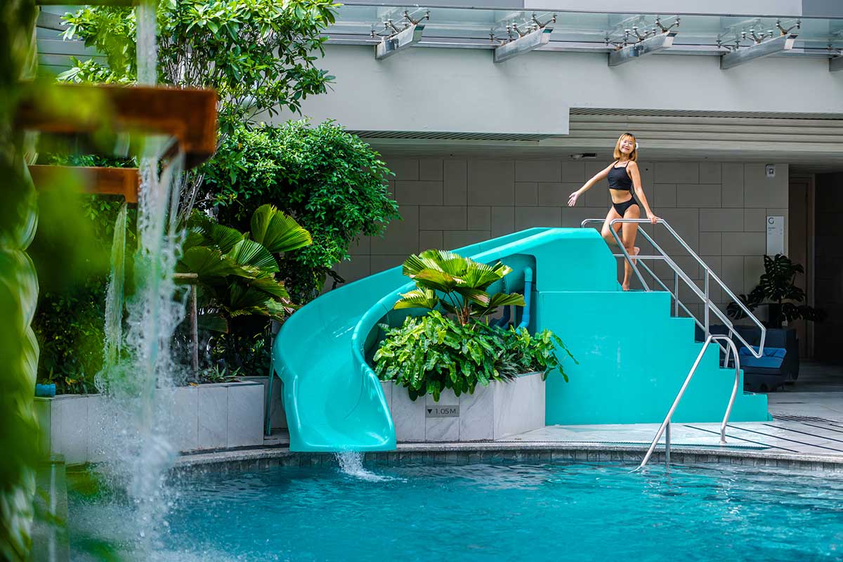 Bangkok staycation with modern hotel room